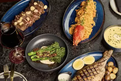 A spread of dishes at Lyla Toronto