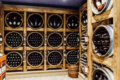 Nova Scotia wineries | The wine shop at Domaine de Grand Pr&eacute; winery in Nova Scotia