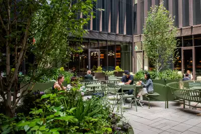 Best patios in Toronto | The Courtyard Patio at Waterworks Food Hall