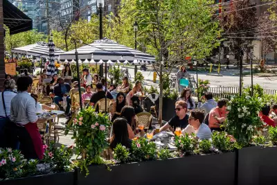 The best patios: La Plume's bustling patio on Wellington Street West