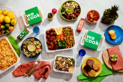 A spread of meals from WeCook