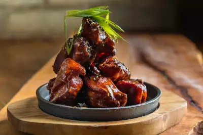 Best BBQ Toronto | A stack of chicken wings at Smoque n Bones