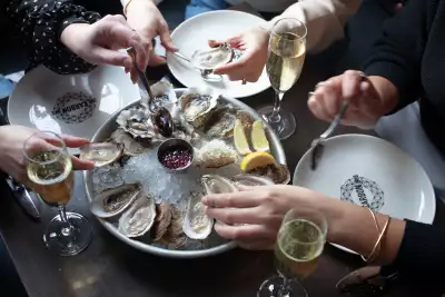 Best BBQ Toronto | A seafood tower at Carbon Bar