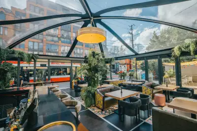Best patios in Toronto | The interior at Luna by DaNico, a 30-seat, all-season patio next door to the Michelin-starred spot