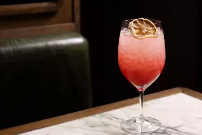 Best patios in Toronto | A spritz cocktail at Parquet Toronto