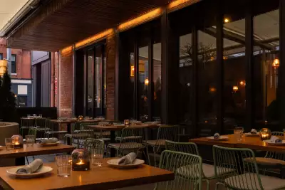 Best patios in Toronto | The Parquet patio at night