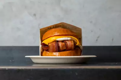 Bacon, Egg and Cheese sandwich at Eggslut
