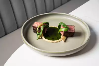 Sara Restaurant Toronto | The Prime Striploin is one of the dishes on The Journey, a seven-course tasting menu at Sara