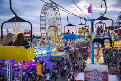 The view of the CNE from the Sky Ride