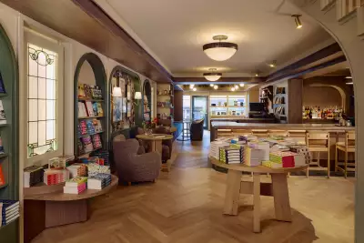 Book Bar | book shelves and chairs