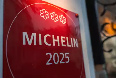 A Michelin Guide plaque from 2025