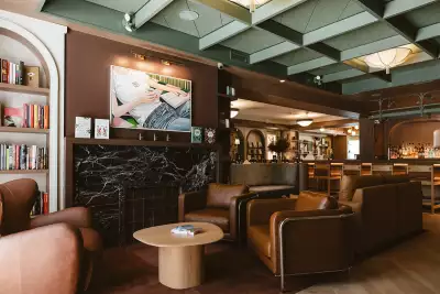 Best caf&eacute;s and coffee shops in Toronto | Couch seating inside Book Bar