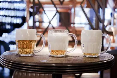 The three pours of Pilsner Urquell