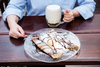 Pilsner Urquell paired with crepes