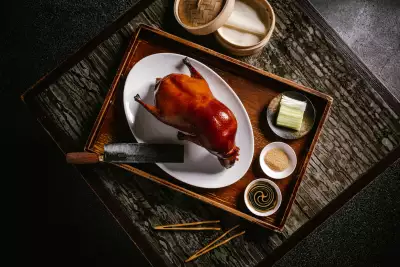 Peking duck tableside service