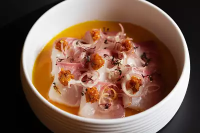a dish from aburi hana's new menu in yorkville