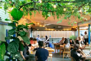 Best wine bars in Toronto | The patio at Paradise Grapevine on Bloor