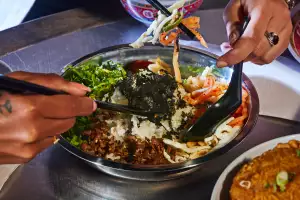 Superfresh Asian night market |Bibimbap from Ssam Cha inside Superfresh Superfresh Asian night market |Bibimbap from Ssam Cha inside Superfresh