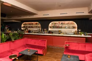 Best new Toronto restaurants | Plush red seating inside Parc Ave