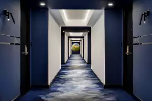 W Toronto | Illuminated hallways at the W Toronto