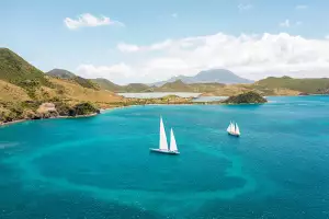 Sailboats in St. Kitts