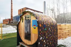 Things to do in Toronto | Abandoned Splendour by Simone Jones in the Public Sweat sauna village
