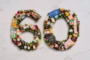 Things to do in Toronto | Groceries from Pusateri's laid out in a 60 to celebrate their 60th anniversary Things to do in Toronto | Groceries from Pusateri's laid out in a 60 to celebrate their 60th anniversary