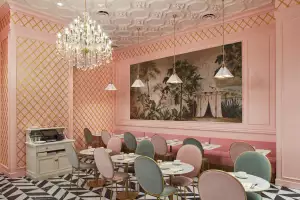 Ladurée Yorkdale, Toronto | Seating inside Ladurée
