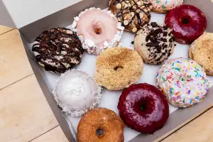 Best doughnuts in Toronto | Assorted doughnuts at Glory Hole Doughnuts