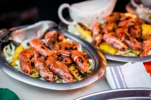 Supper clubs in Toronto | Grilled shrimp at Jeudr3di Supper clubs in Toronto | Grilled shrimp at Jeudr3di