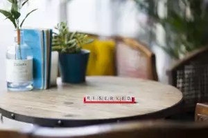 Best cocktail bars in Toronto | A cute reserved sign at Famous Last Words