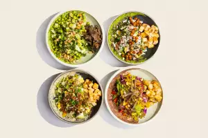 New Toronto restaurants | Four different salads at Chop Hop New Toronto restaurants | Four different salads at Chop Hop