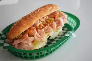 Lambo's Deli Mortadella sandwich Lambo's Deli Mortadella sandwich
