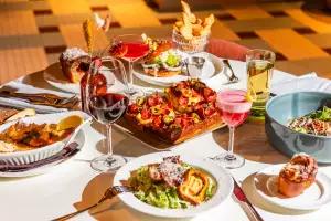 Best new Toronto restaurants | A spread of dishes and drinks at The Joneses restaurant in Toronto