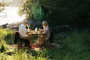 Seaweed benefits | Outdoor dining at Nimmo Bay Wilderness Resort Seaweed benefits | Outdoor dining at Nimmo Bay Wilderness Resort