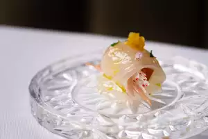 Best downtown Toronto restaurants | A sashimi dish at Alo Toronto