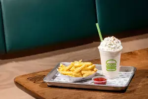 Shake Shack Toronto | Fries and a milkshake at Shake Shack Toronto