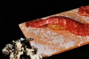 Summerlicious Toronto | Wagyu beef nigiri at Minami Toronto on King West