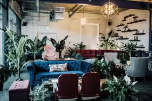 Toronto distilleries and alcohol stores | The cocktail lounge at Reid's Distillery in Toronto