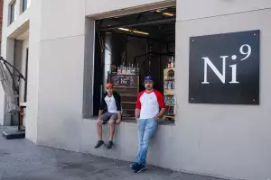 Toronto distilleries and alcohol stores | Chris Jacks of Nickel 9 Distillery standing outside