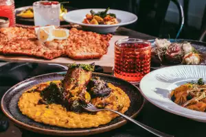 Best Italian restaurants in Toronto | A spread of dishes at Stevlio in Toronto