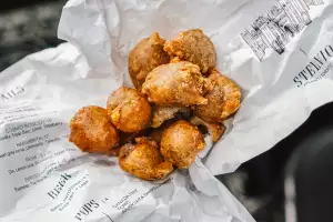 Best Italian restaurants Toronto | Sciat, buckwheat fritters at Stelvio on Dundas West