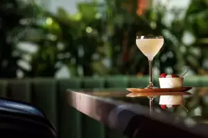The best bars in Toronto | A dirty martini with accoutrements at Le Tigre