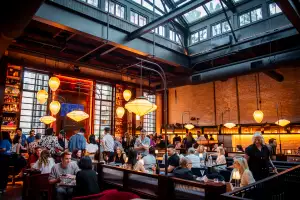 New restaurants Toronto | The crowd at Civil Works in Waterworks Food Hall