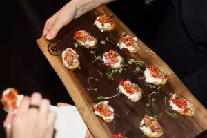 The 2024 foodism ICON Awards | Food Dudes' canapés at the foodism ICON Awards The 2024 foodism ICON Awards | Food Dudes' canapés at the foodism ICON Awards
