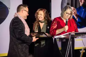 The 2024 foodism ICON Awards | Jason Bangerter receiving his award at the foodism ICON Awards The 2024 foodism ICON Awards | Jason Bangerter receiving his award at the foodism ICON Awards