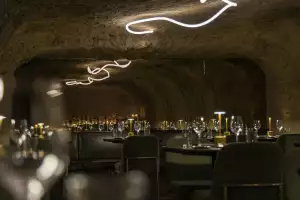 Romantic restaurants Toronto | Inside the cavernous and/ore restaurant in Toronto