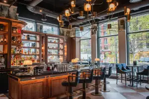 Winterlicious Toronto | The bar area at The Dorset
