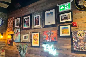 New restaurants in Toronto | Wall art at Blanco Cantina in Toronto