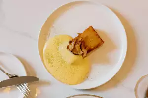 Potato pavé at Henry's Restaurant in Toronto